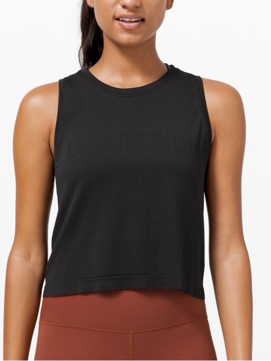 lululemon athletica Tops - Lululemon Swiftly Breathe Crop Tank Size 8